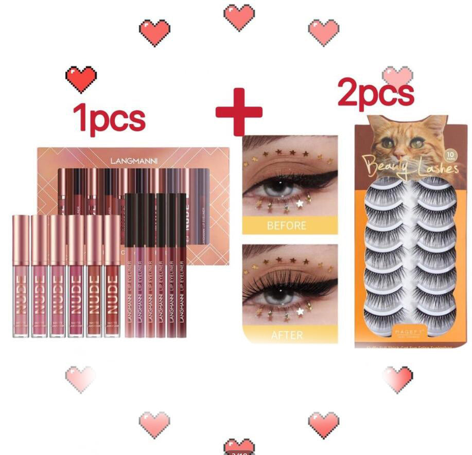 Lip Liner And Lipstick Makeup 12 Pcs Set 6 Matte Lipstick 6 Lip Liner Pens Waterproof Long Lasting Matte Lipstick Beauty Cosmetics Makeup Gift For Girls Lipstick Set DAILYMAXCARE