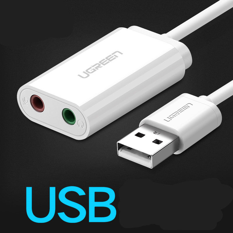 3.5mm Audio Sound Card Headphone Converter DAILYMAXCARE