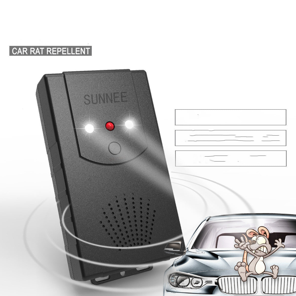 Car Mouse Repeller Microwave Electronics DAILYMAXCARE