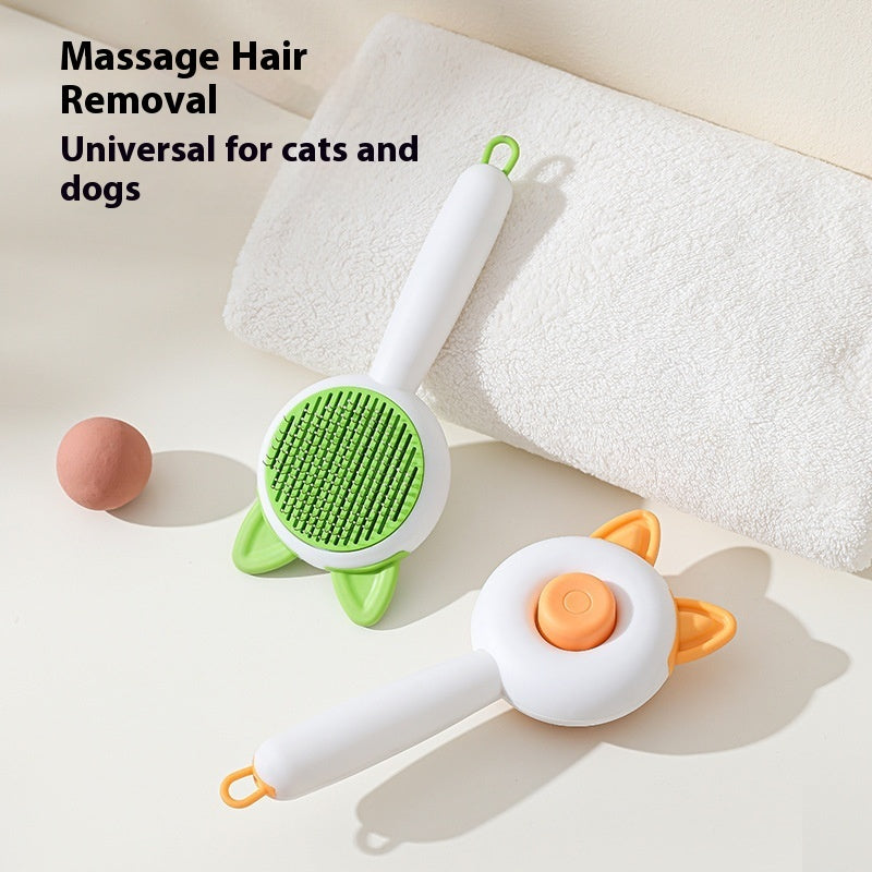 Pet Dog Brush Cat Comb Self Cleaning Pet Hair Remover Brush For Dogs Cats Grooming Tools DAILYMAXCARE