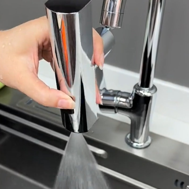 Kitchen Faucet Waterfall Outlet Splash Proof Universal Rotating Bubbler Multifunctional Water Nozzle Extension Kitchen Gadgets DAILYMAXCARE