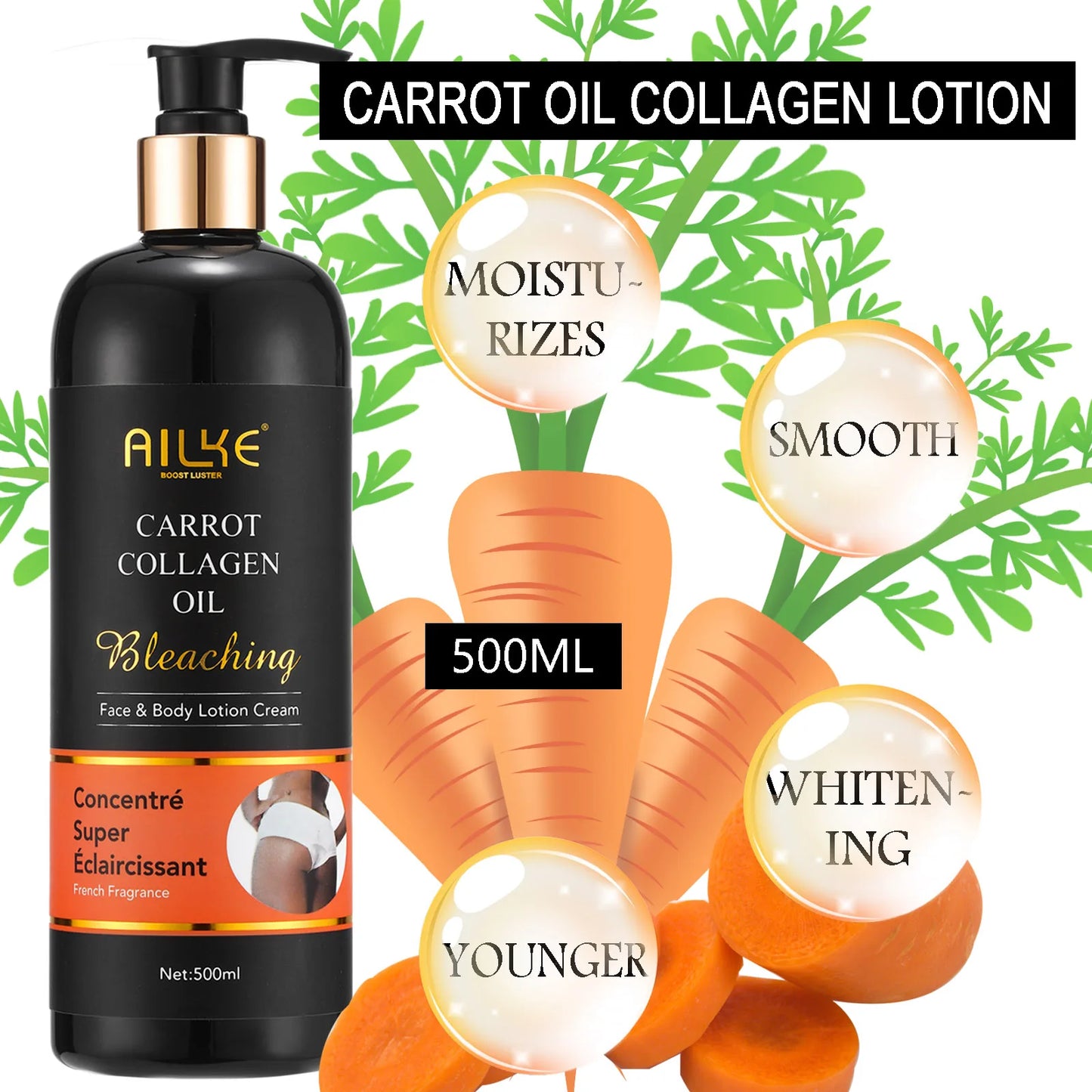 AILKE Collagen Women Skin Care, Moisturizing, Smoothing, Whitening, Youther, Removing Freckle & Spot, Skin Glowing 5 In 1 Kit Dailymaxcare