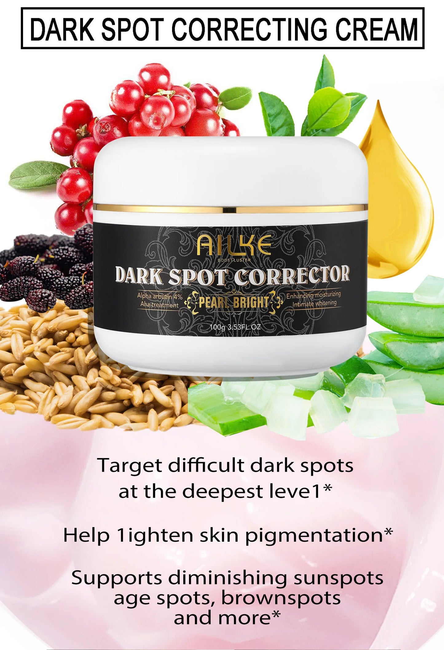 AILKE Collagen Women Skin Care, Moisturizing, Smoothing, Whitening, Youther, Removing Freckle & Spot, Skin Glowing 5 In 1 Kit Dailymaxcare