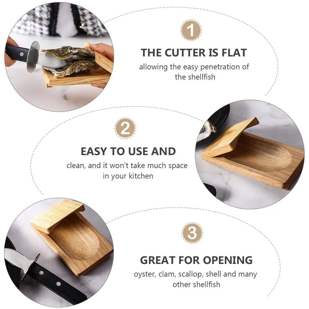 Kitchen shell stainless steel oyster knife DAILYMAXCARE