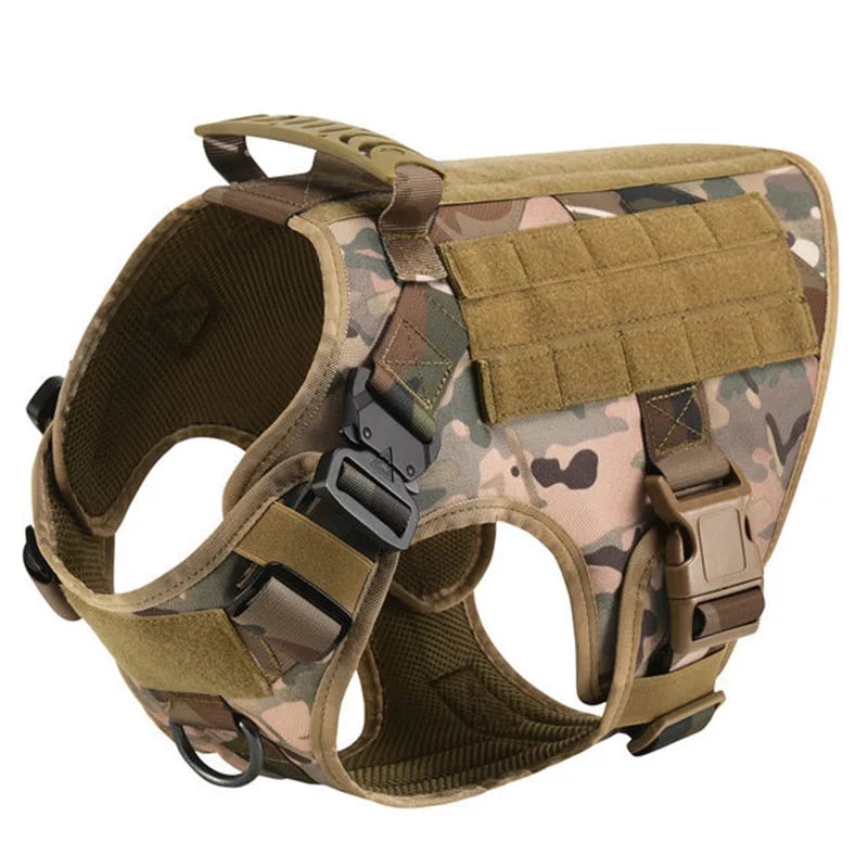 Large Dog Harness And Leash Set Pet German Shepherd Malinois Training Walking Vest Dog Harness And Collar For Medium Large Dogs Dailymaxcare