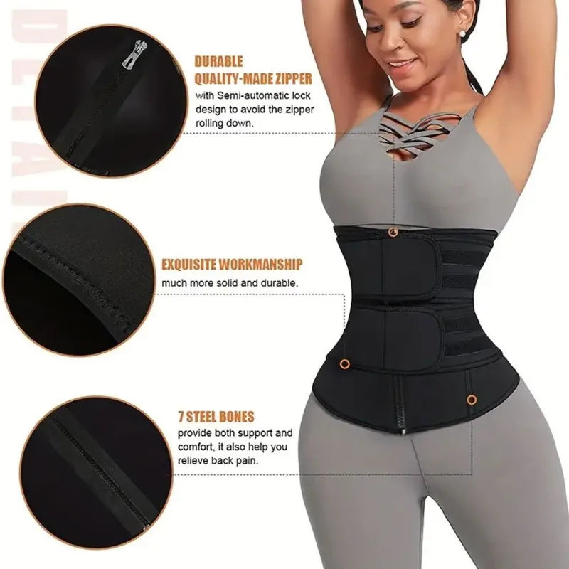 Order A Size Up, Breathable Neoprene Waist Trainer, Trimmer Belt, Body Shapewear For Women dailymaxcare