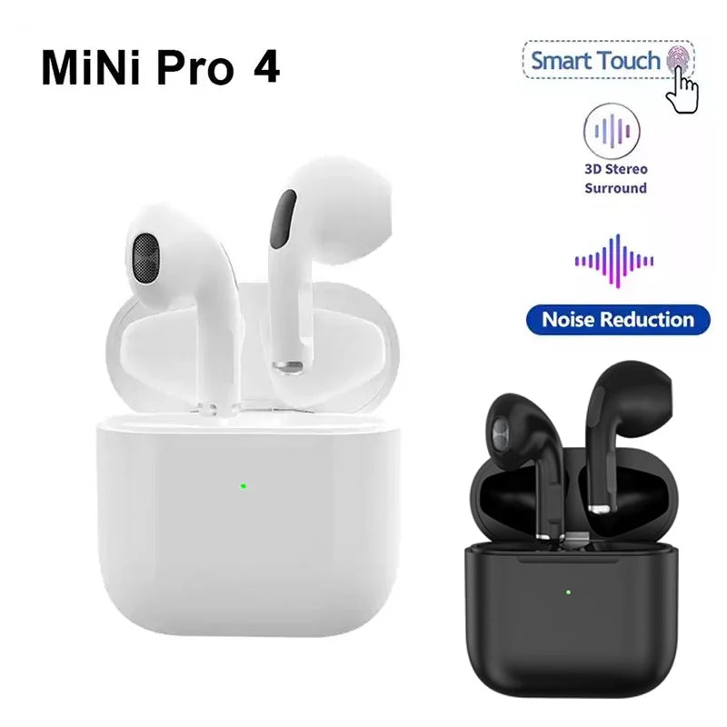 Pro 4 TWS Wireless Headphones Earphone Bluetooth-compatible 5.3 Waterproof Headset with Mic for Xiaomi iPhone Pro4 Earbuds Dailymaxcare