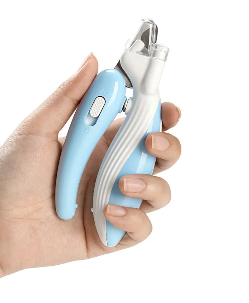 Pet Nail Clippers Dog Nail Clippers Cat Nail Clippers LED Electric Nail Grinder Pet Supplies LED Light Pet Nail Clippers DAILYMAXCARE