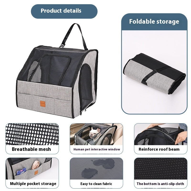 Portable Foldable Car Waterproof And Hard-wearing Pet Cage Waterproof Thickened Dog Mat Car Pet Mat DAILYMAXCARE