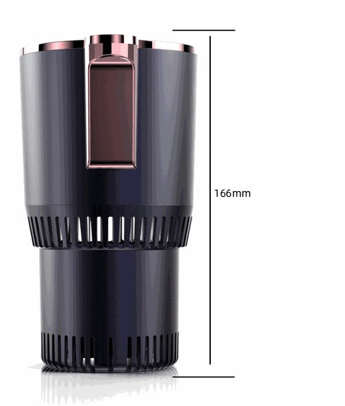 2 In1 Car Heating Cooling Cup 12V Smart Car Cup Holder Digital Temperature Display Drink Cup Warmer Cooler Mini Car Refrigerator DAILYMAXCARE