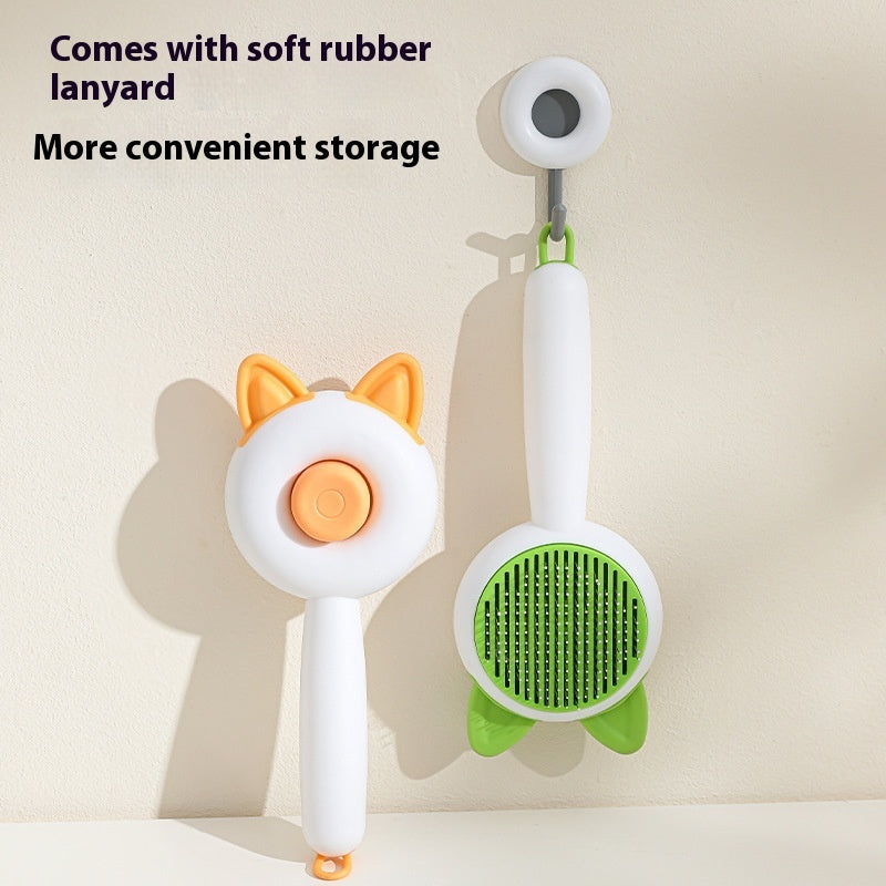 Pet Dog Brush Cat Comb Self Cleaning Pet Hair Remover Brush For Dogs Cats Grooming Tools DAILYMAXCARE