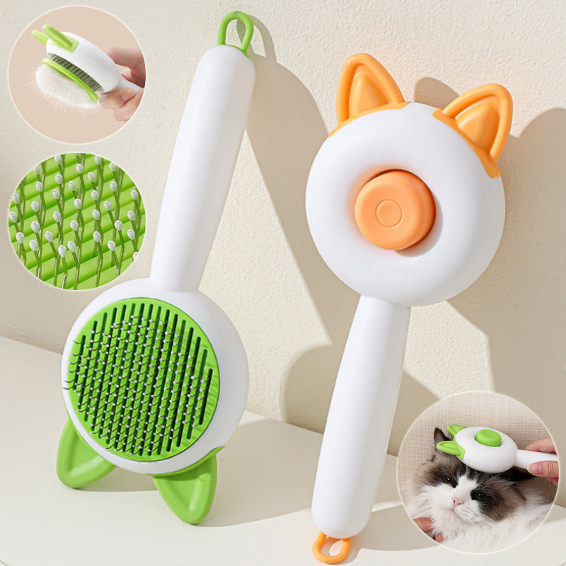 Pet Dog Brush Cat Comb Self Cleaning Pet Hair Remover Brush For Dogs Cats Grooming Tools DAILYMAXCARE