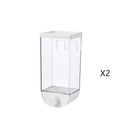 Kitchen Food Storage Easy Press Container Cereal Dispenser Wall Mounted Food Storage Box DAILYMAXCARE