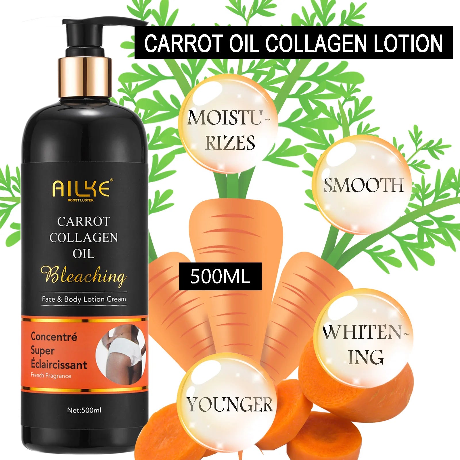 AILKE Collagen Women Skin Care, Moisturizing, Smoothing, Whitening, Youther, Removing Freckle & Spot, Skin Glowing 5 In 1 Kit Dailymaxcare