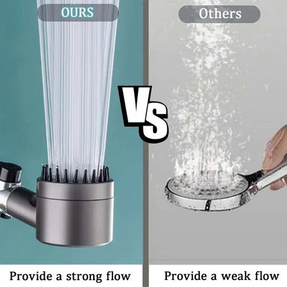 Gray Showers for Bathroom High Pressure Water Saving Head Spa Three Modes of Adjustment  Bathroom Accessories Shower Head Dailymaxcare