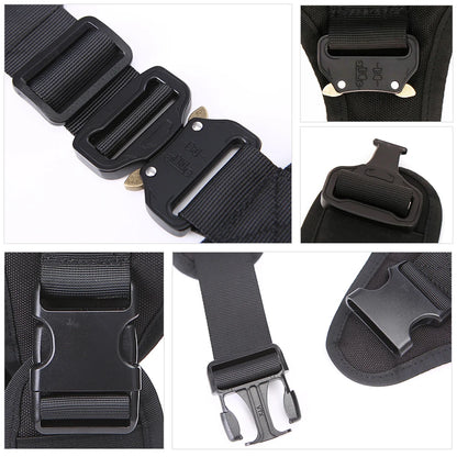 Large Dog Harness And Leash Set Pet German Shepherd Malinois Training Walking Vest Dog Harness And Collar For Medium Large Dogs Dailymaxcare