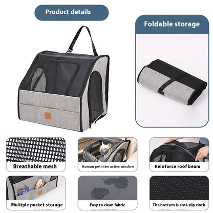 Portable Foldable Car Waterproof And Hard-wearing Pet Cage Waterproof Thickened Dog Mat Car Pet Mat DAILYMAXCARE