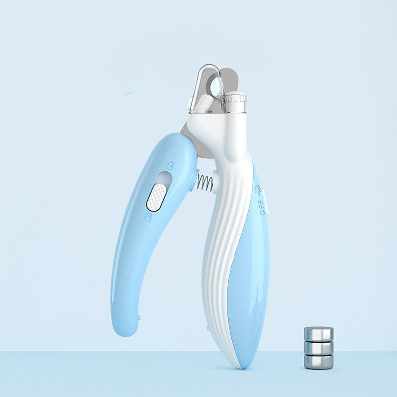 Pet Nail Clippers Dog Nail Clippers Cat Nail Clippers LED Electric Nail Grinder Pet Supplies LED Light Pet Nail Clippers DAILYMAXCARE
