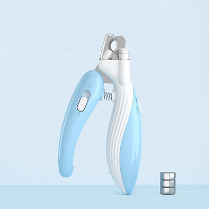 Pet Nail Clippers Dog Nail Clippers Cat Nail Clippers LED Electric Nail Grinder Pet Supplies LED Light Pet Nail Clippers DAILYMAXCARE